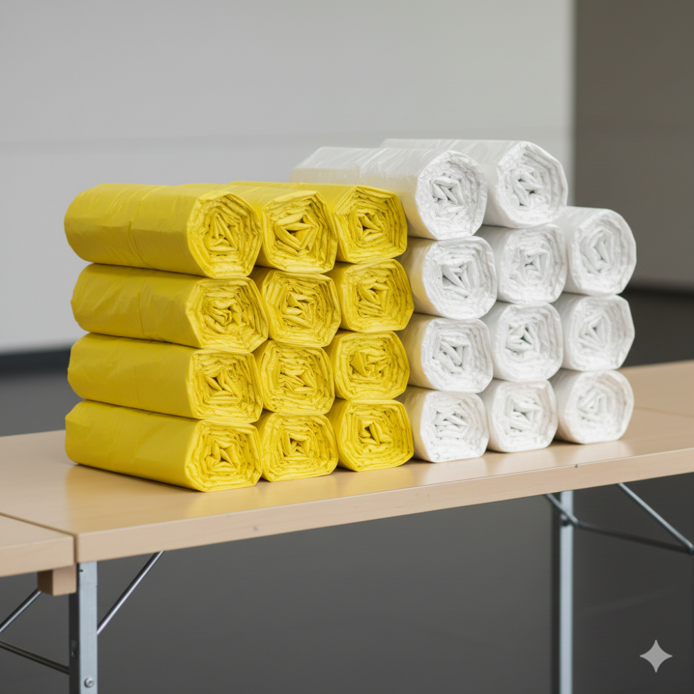 Où se procurer les sacs jaunes et transparents